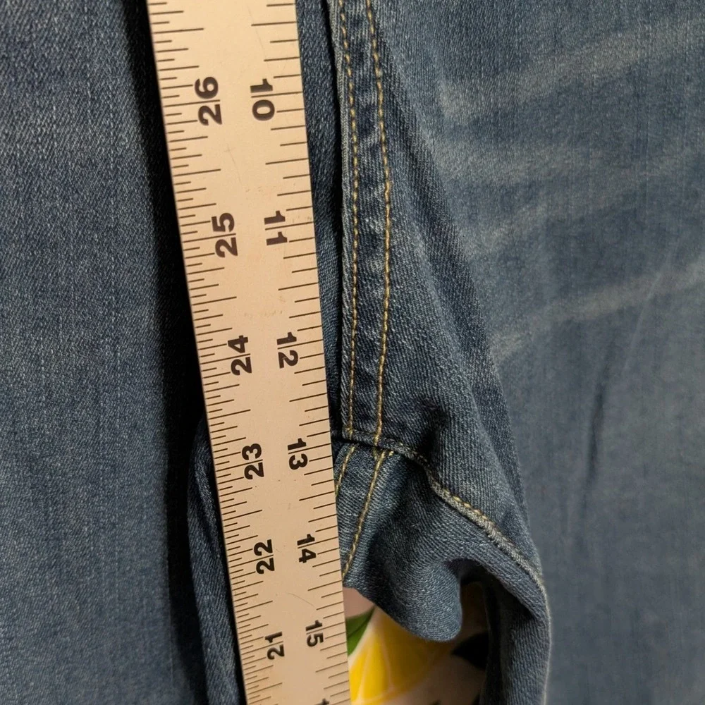 Unbranded‎ Distressed Skinny Jeans Women 4XL Blue Good High Rise Ripped Stretch
